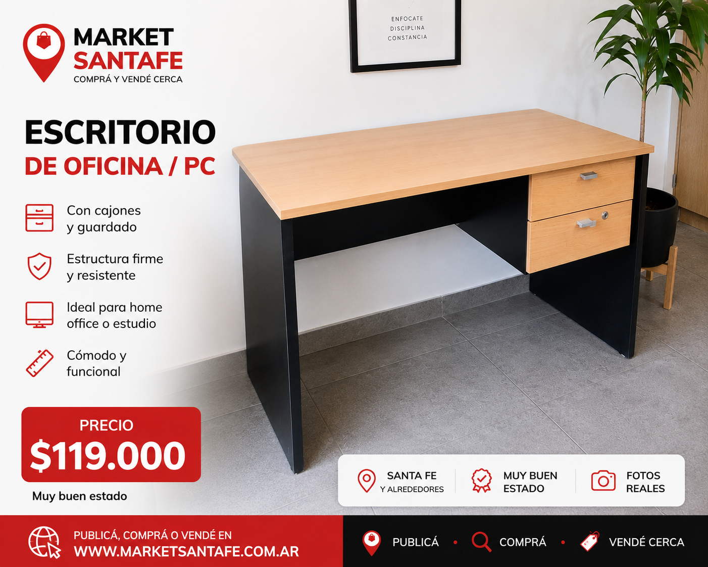 Escritorio de oficina / PC