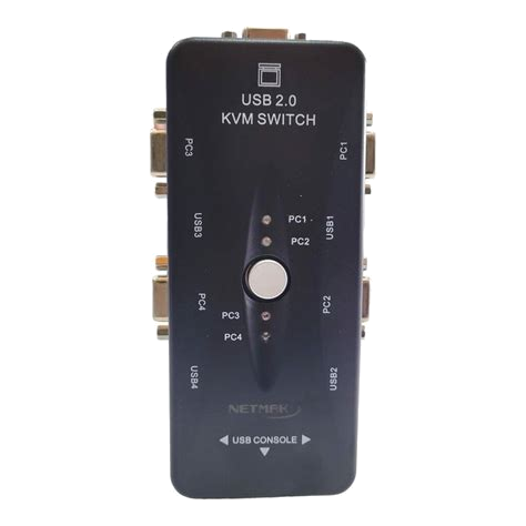 Hub USB Netmak NM-AC08 con 4 Puertos y Switch