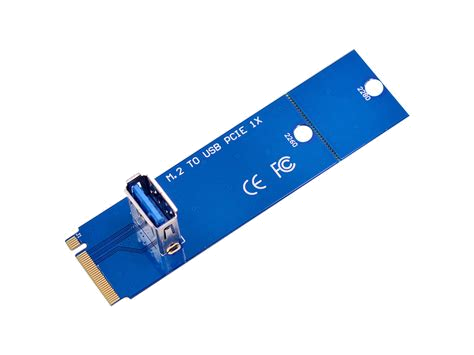 Adaptador M.2 a USB 3.0 PCIe Nisuta para Riser
