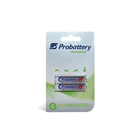 Baterías Recargables AAA Probattery 800 mAh - Blister x2