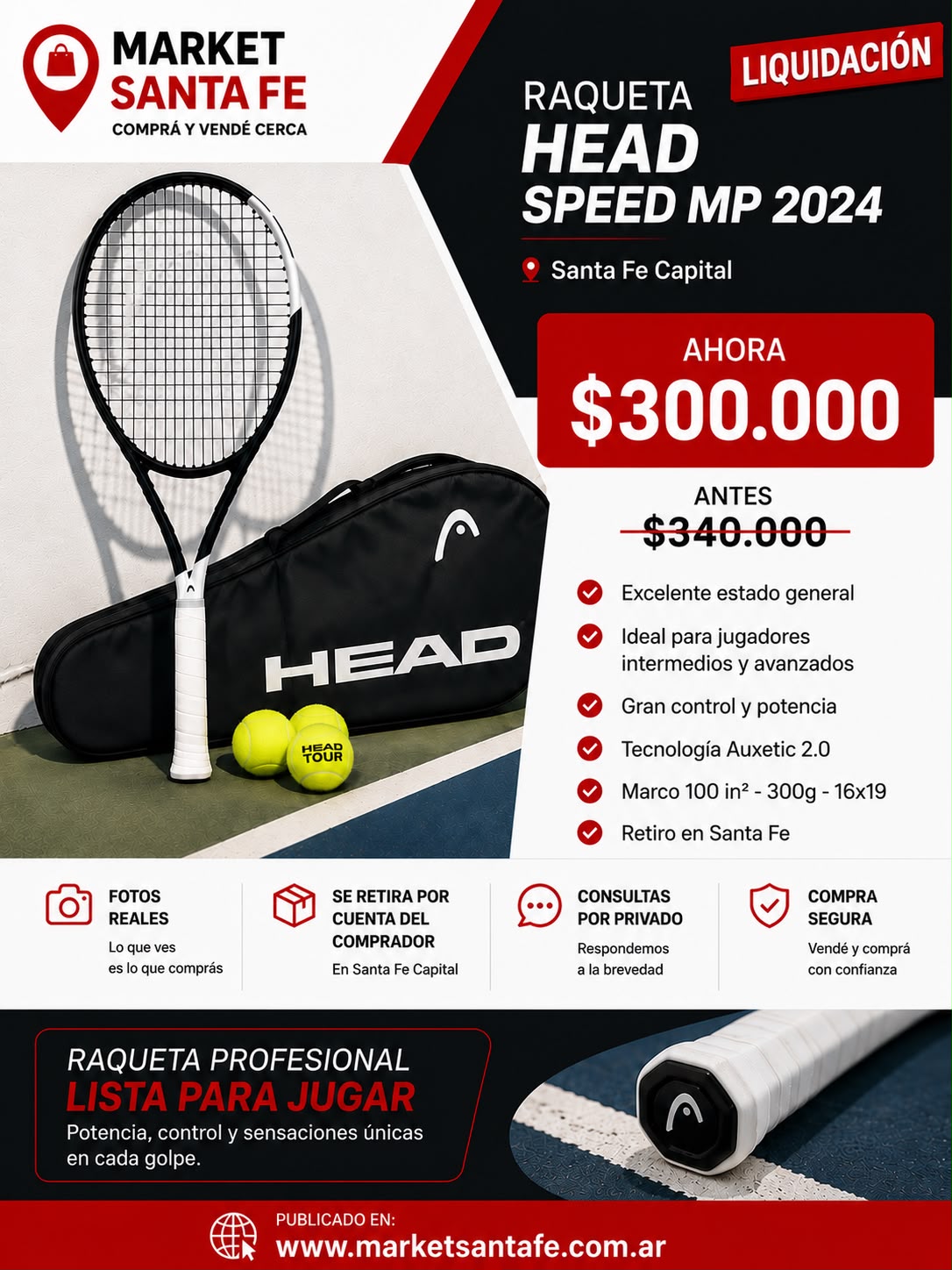 Raqueta Head Speed MP 2025